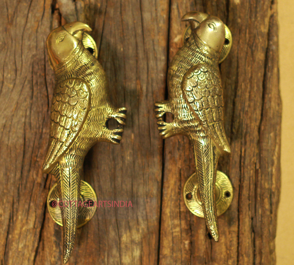 Parrot Door Handle Pair