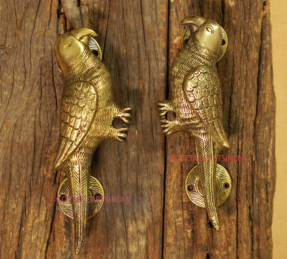 Parrot Door Handle Pair