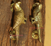 Parrot Door Handle Pair
