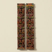 Wooden Wall Panel Ashtalakshmi