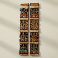 Wooden Wall Panel Ashtalakshmi
