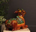 Wooden Nandi Handpainted 12.5"