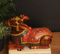 Wooden Nandi Handpainted 12.5"
