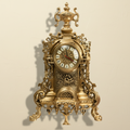Brass Vintage Roman Design Mantlepiece Clock-Big Size