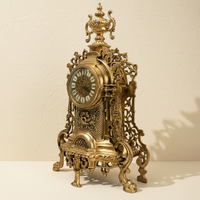 Brass Vintage Roman Design Mantlepiece Clock-Big Size