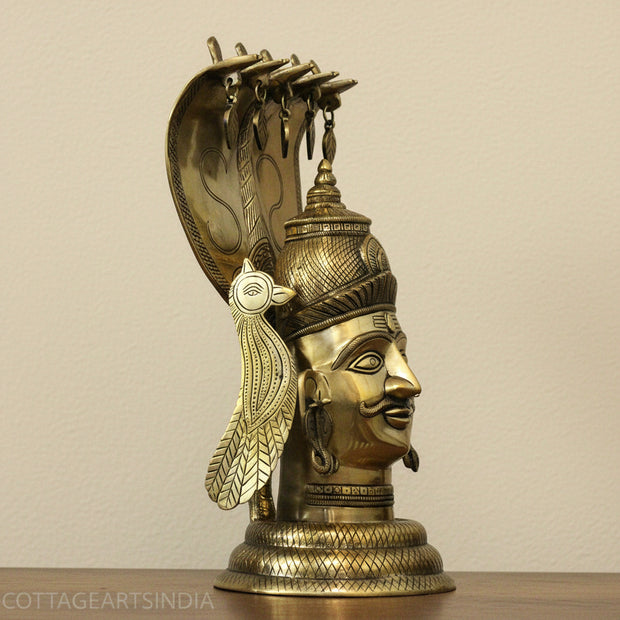 Brass Shiva Mukhlingam