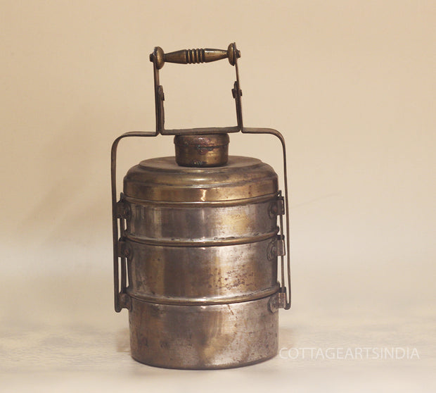 Brass Vintage Tiffin