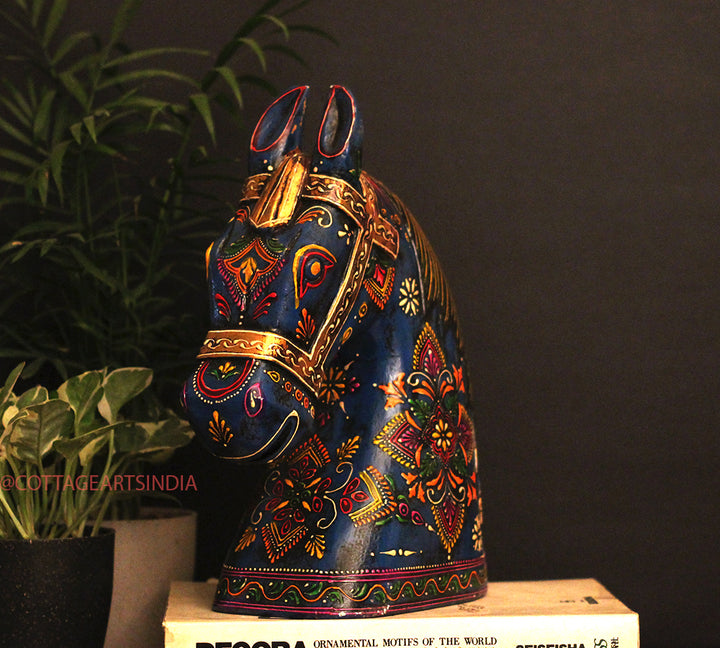 Wooden Horse Head 12.5 "