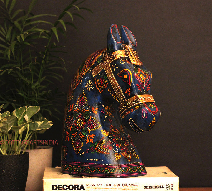 Wooden Horse Head 12.5 "