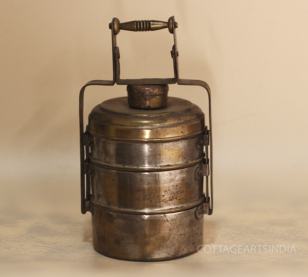 Brass Vintage Tiffin