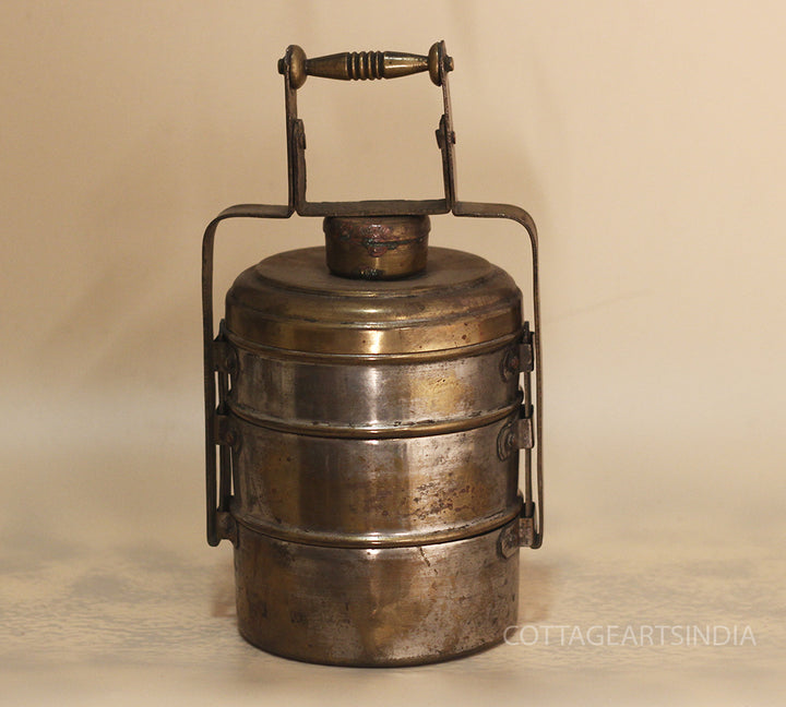 Brass Vintage Tiffin