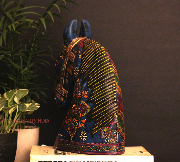 Wooden Horse Head 12.5 "