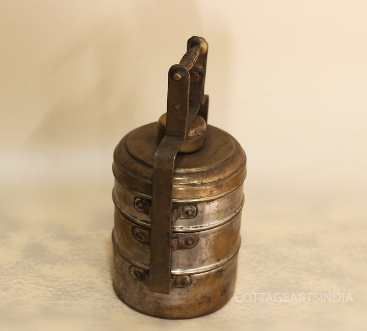 Brass Vintage Tiffin