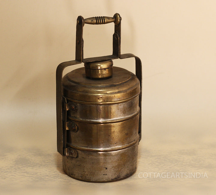 Brass Vintage Tiffin