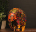 Wooden Elephant Oblique Design 10.5"