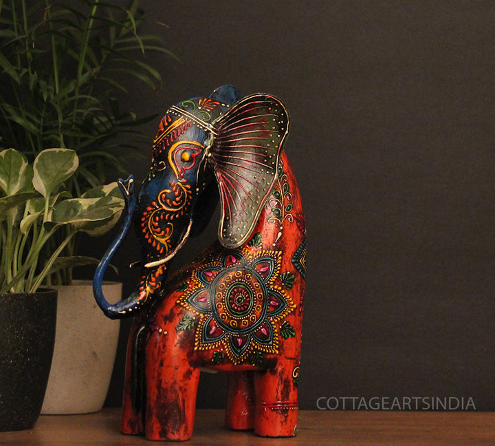 Wooden Elephant Oblique