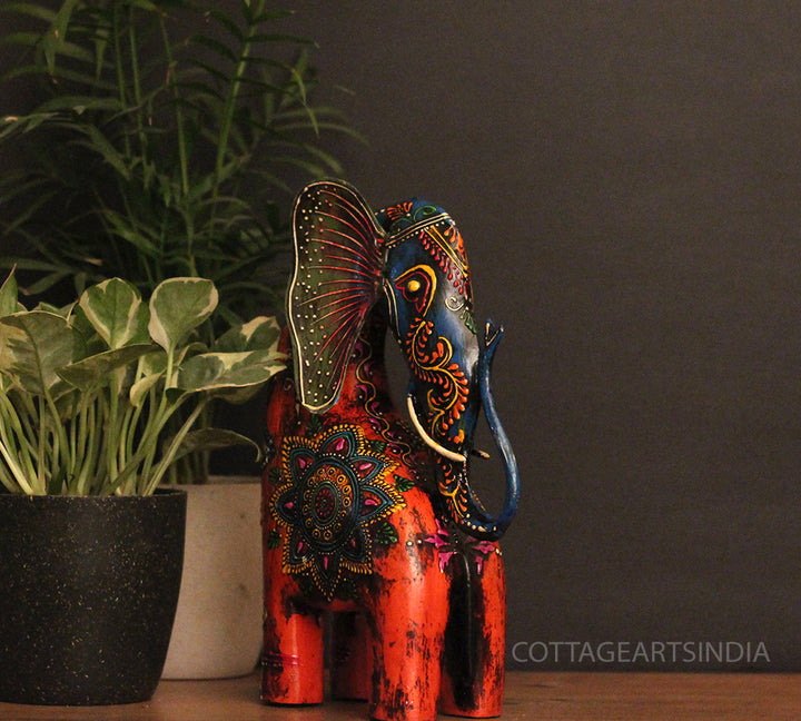 Wooden Elephant Oblique
