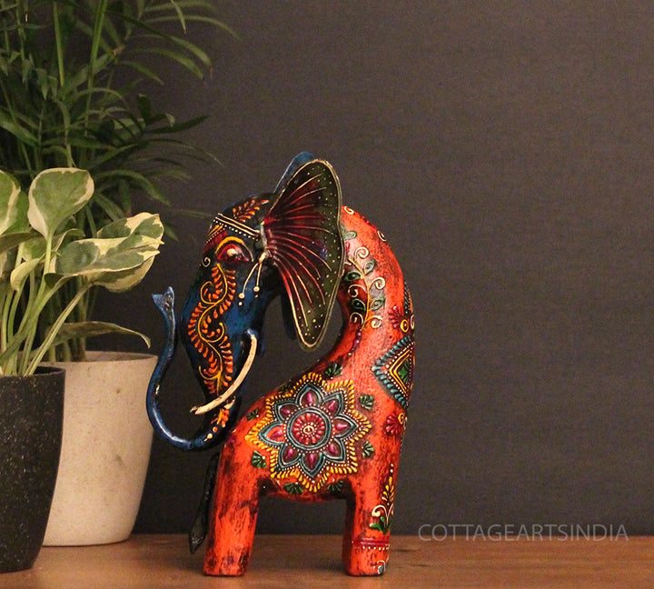 Wooden Elephant Oblique