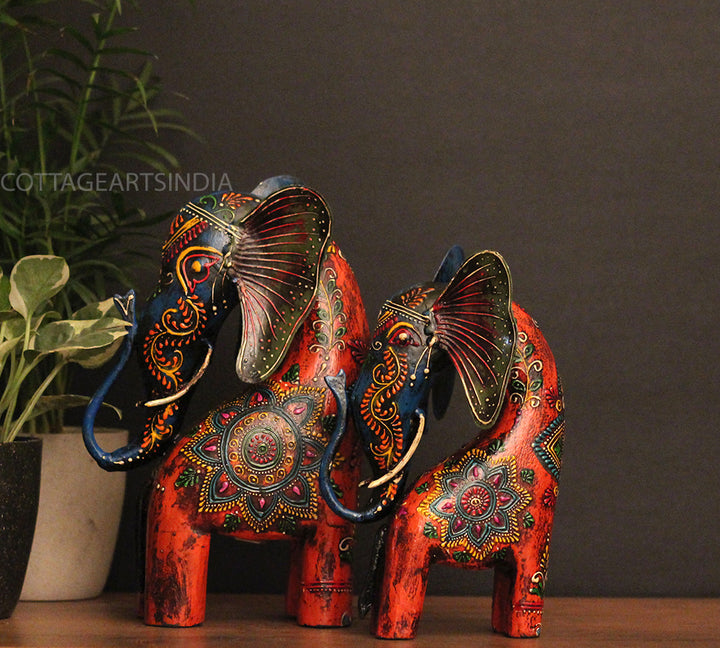 Wooden Elephant Oblique