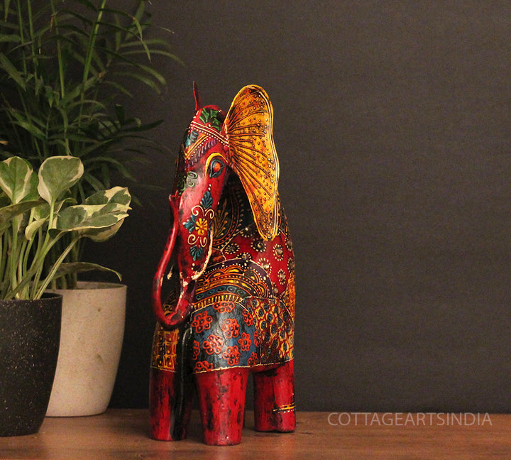 Wooden Elephant 10"