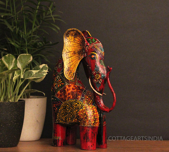 Wooden Elephant 10"