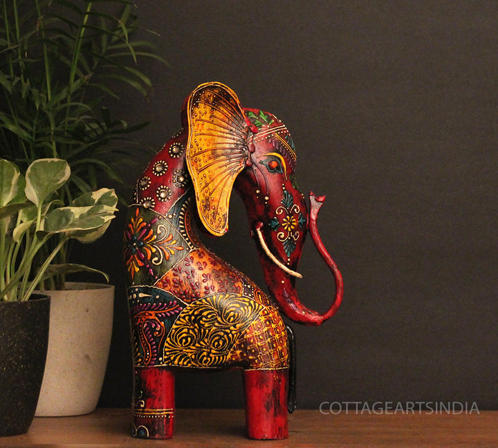Wooden Elephant 10"