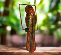 Wooden Hand Painted Parrot