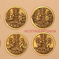 Brass Ashta Lakshmi Wall Hanging (Set of 8 Lakshmi)