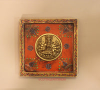 Brass Ashta Lakshmi Wooden Frame(Set of 8 Lakshmi)