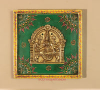 Brass Ashta Lakshmi Wooden Frame (Set of 8 Lakshmi)