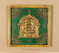 Brass Ashta Lakshmi Wooden Frame (Set of 8 Lakshmi)