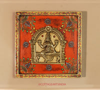 Brass Ashta Lakshmi Wooden Frame (Set of 8 Lakshmi)