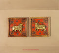 Brass Cow pair