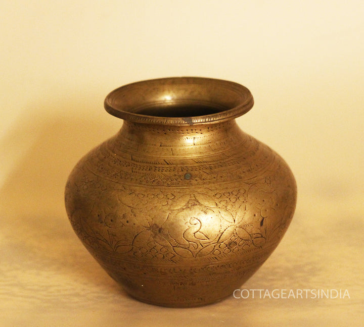 Brass Vintage Pot