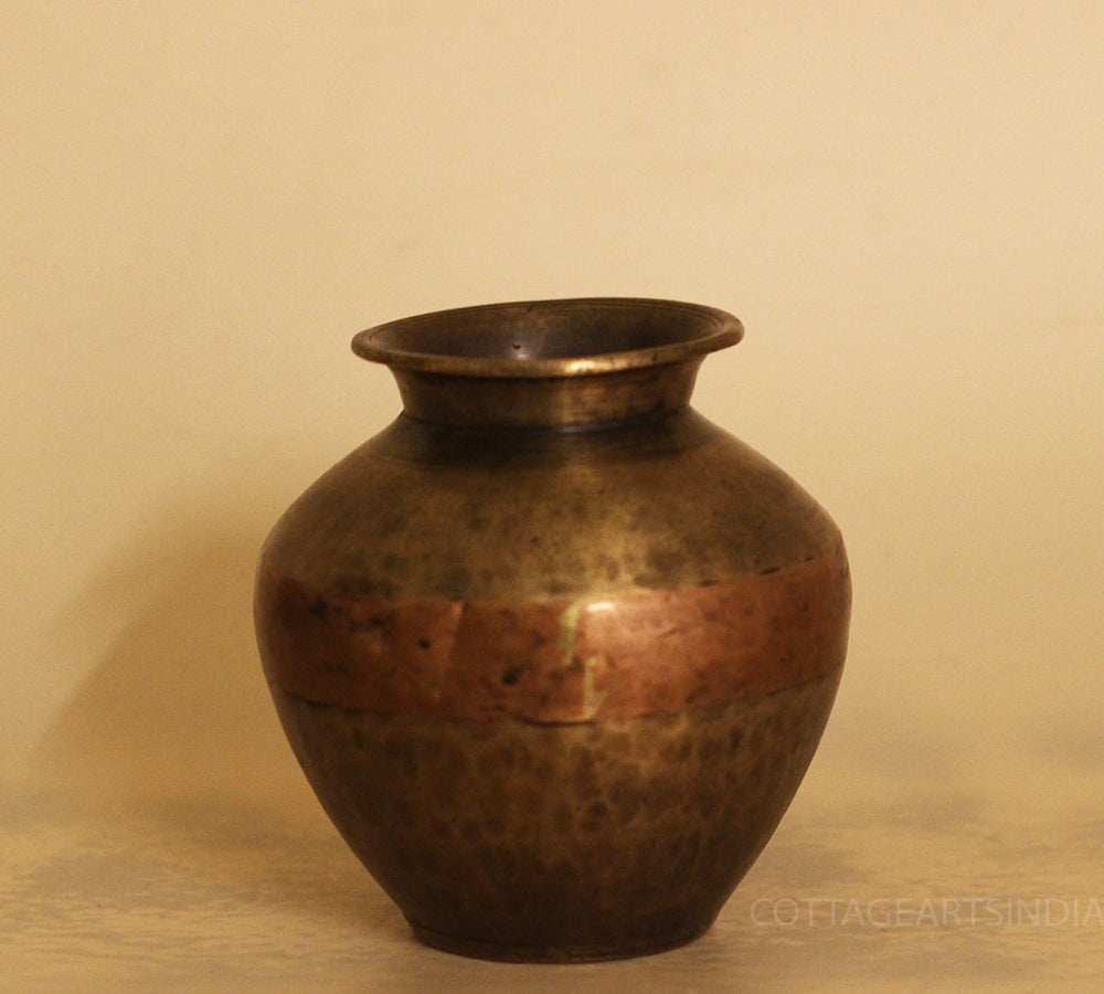 Brass n Copper Vintage Pot