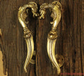 Brass Vyala Door Handle