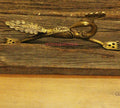 Brass Peacock Door Handle