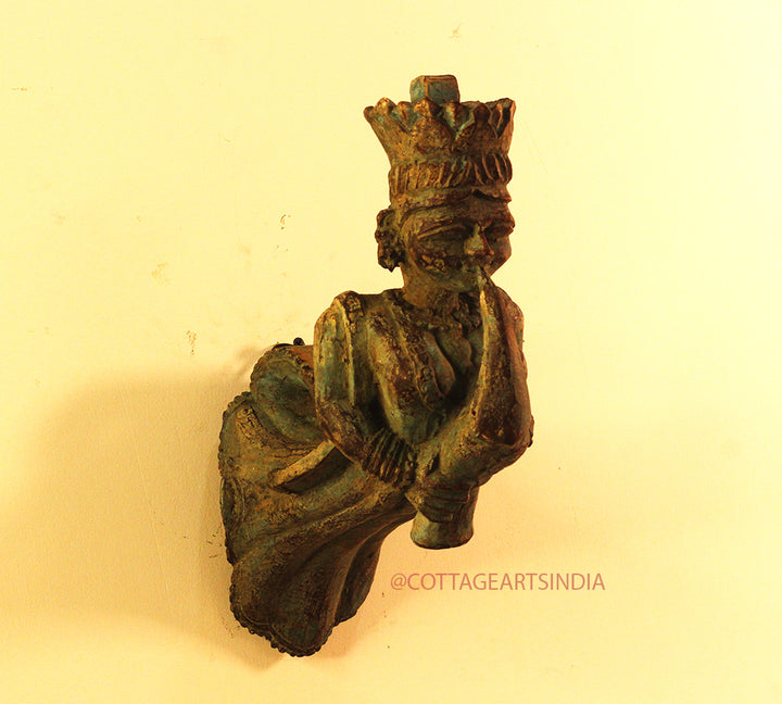 Wood Resin Kathputli Wall Hanging