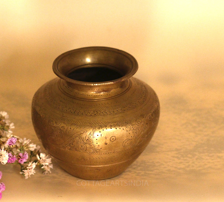 Brass Vintage Pot