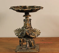 Brass Vintage Finish Garuda With Tray
