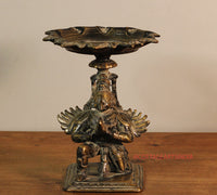 Brass Vintage Finish Garuda With Tray
