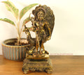 Brass Idol of Lord Murugan Statue 12"
