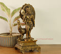 Brass Idol of Lord Murugan Statue 12"