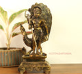 Brass Idol of Lord Murugan Statue 12"