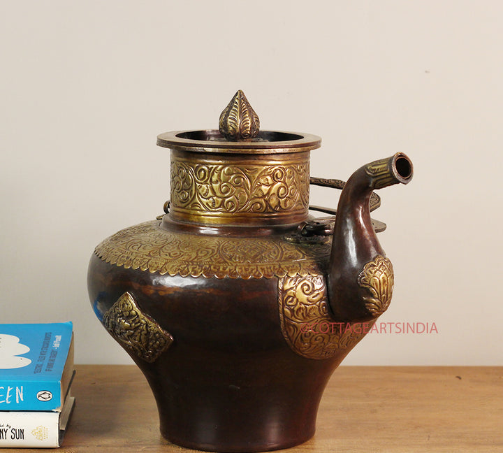 Tibetan Brass Kettle