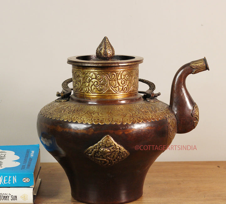 Tibetan Brass Kettle