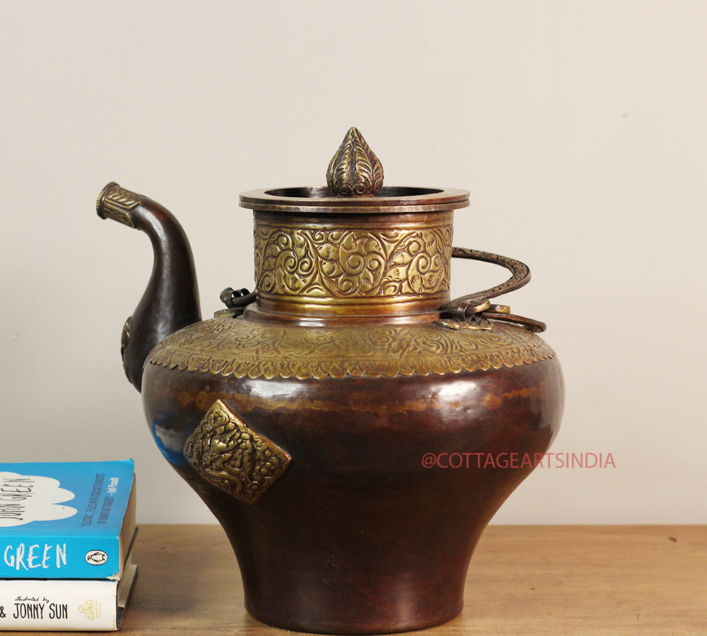 Tibetan Brass Kettle