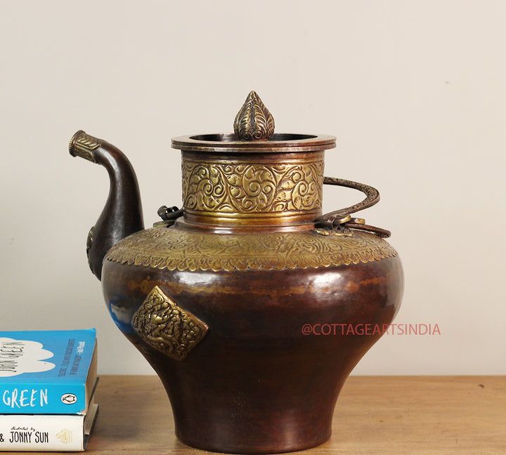 Tibetan Brass Kettle
