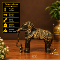 Brass Vintage Elephant