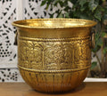 Brass Vintage Finish Planter 12"